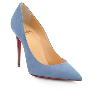 Christian Louboutin Kate 100 Velour Pumps